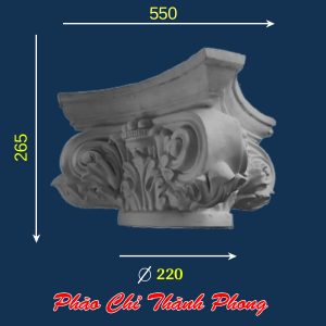 Đầu đế cột tròn bê tông TP-DCX06