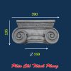 Đầu đế cột tròn bê tông TP-DCX08 1 dau cot tron TP DCX08