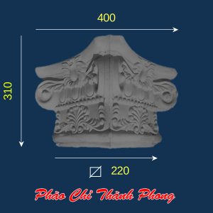 Đầu đế cột vuông bê tông TP-DCX21-A