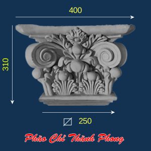 Đầu đế cột vuông bê tông TP-DCX22