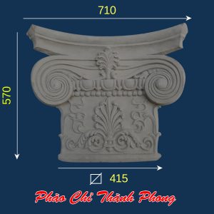 Đầu đế cột vuông bê tông TP-DCX25