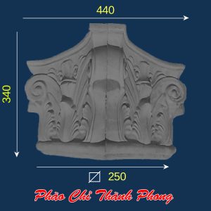 Đầu đế cột vuông bê tông TP-DCX27-A