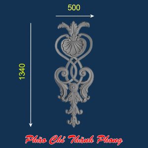 Liễn trang trí xi măng TP-LX04