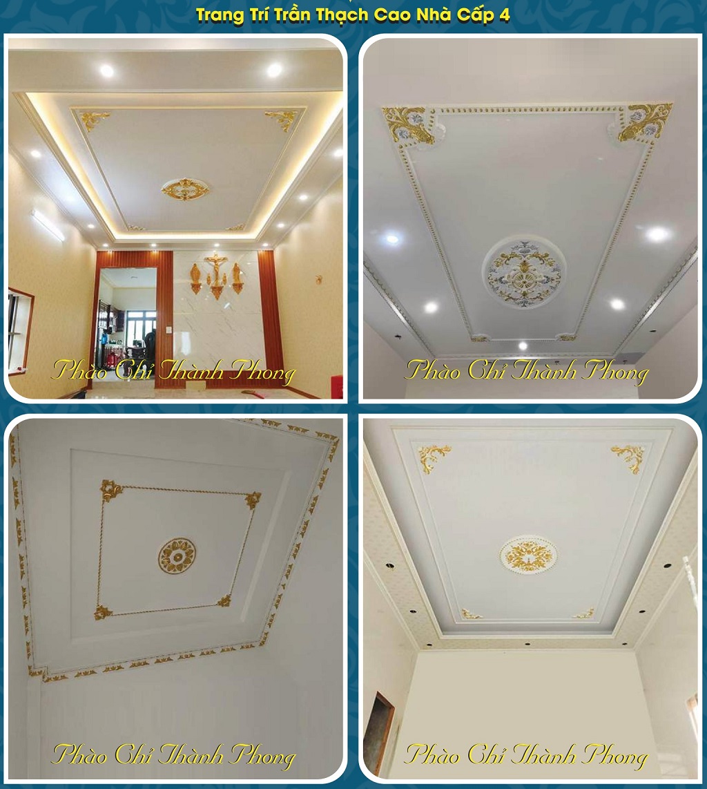 Phào chỉ ốp trần tường thạch cao TP-CM58 5 Ứng Dụng Sản Phẩm Thạch Cao Thành Phong trong Xây Dựng 1