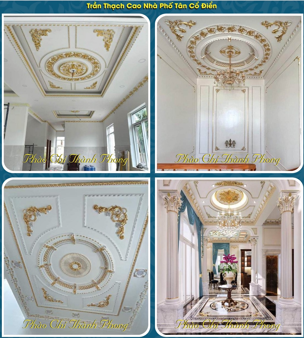 Phào chỉ ốp trần tường thạch cao TP-CM58 7 Ứng Dụng Sản Phẩm Thạch Cao Thành Phong trong Xây Dựng 3
