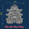 Phù điêu mặt cột xi măng TP-PDX01 1 phu dieu xi mang TP PDX01
