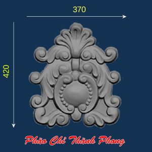 Phù điêu mặt cột xi măng TP-PDX01