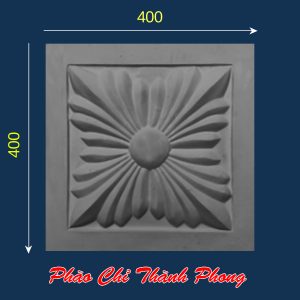 Phù điêu mặt cột xi măng TP-PDX37