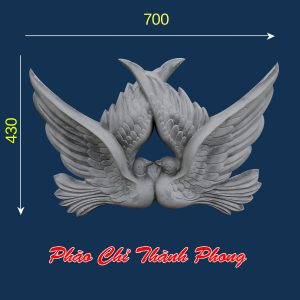 Phù điêu xi măng TP-PDX45