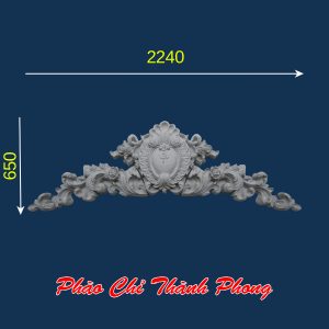 Phù điêu xi măng TP-PDX29 - Phù điêu mặt ngọc