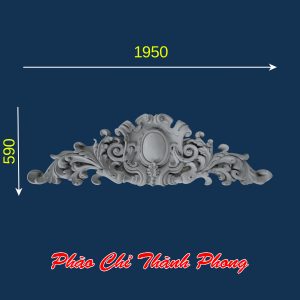 Phù điêu xi măng TP-PDX30 - Phù điêu mặt ngọc