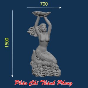 Tranh nữ thần xi măng TP-PDX39