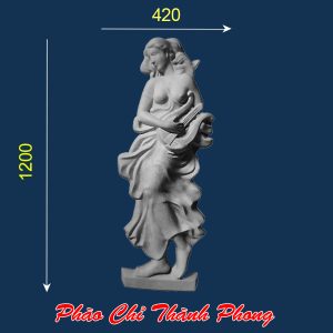 Tranh nữ thần xi măng TP-PDX42