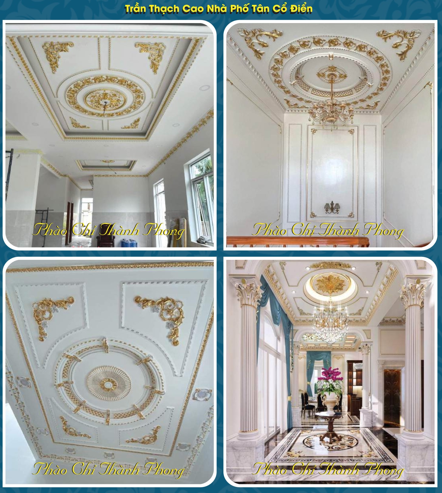 Phào chỉ bo cong thạch cao TP-CM18-LOM-R1000 6 Ứng dụng phào chỉ bo cong thạch cao vào công trình 1