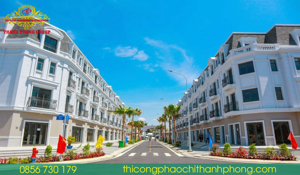 Dự án thi công phào chỉ| Khu dân cư Phú Hồng Thịnh 1 Dự án thi công phào chỉ