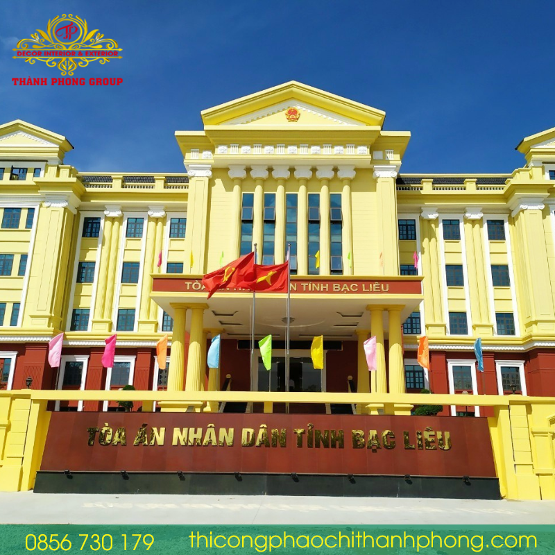 Dự Án Cung Cấp | Lắp Đặt Phào Chỉ GFRC Cho Tòa Án Nhân Dân Tỉnh Bạc Liêu 1 2 4