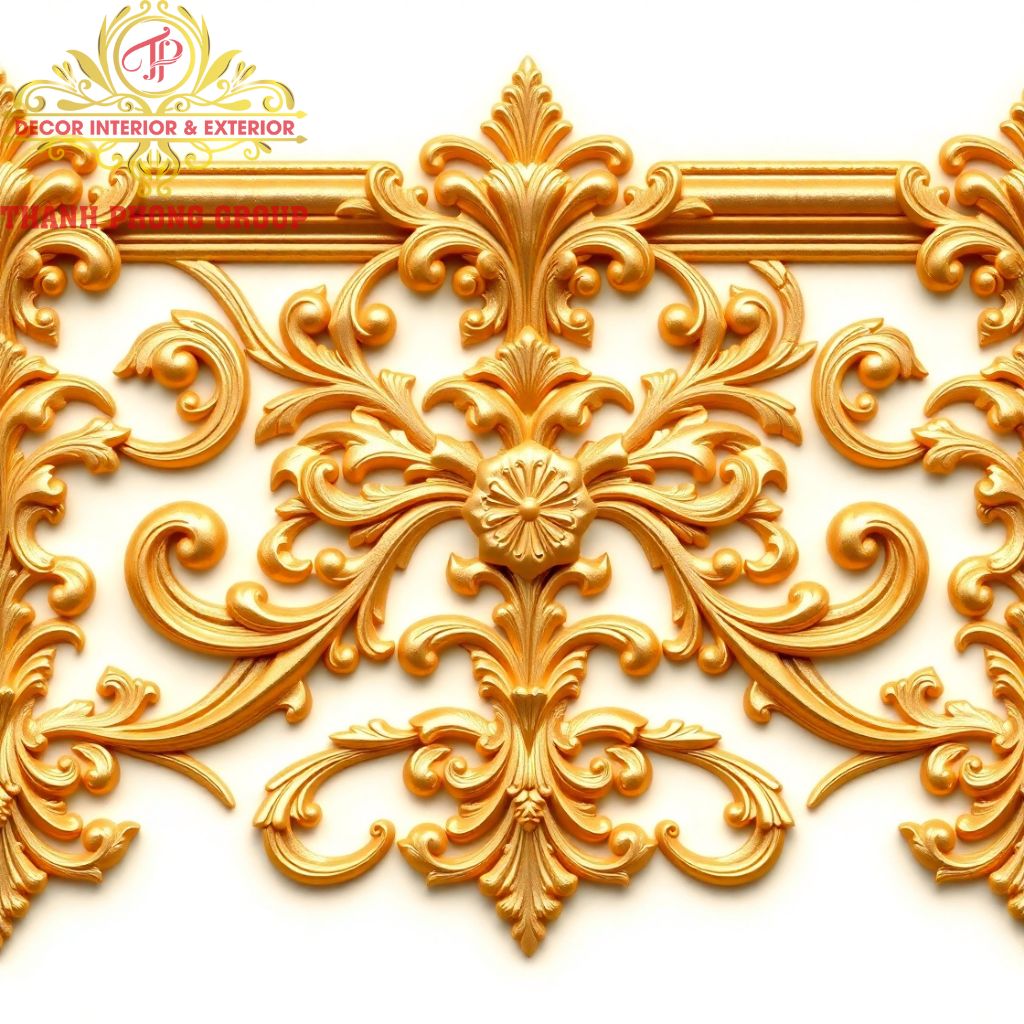 Hoa Văn Phào Chỉ Dát Vàng