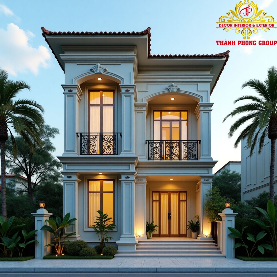 Họa Tiết Phào Chỉ Tinh Tế | Bí Mật Tạo Vẻ Đẹp Sang Trọng Cho Biệt Thự 2 Họa Tiết Phào Chỉ Tinh Tế