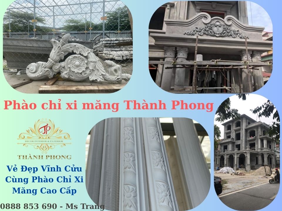 Phào chỉ xi măng gfrc