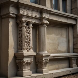 Con bọ xi măng, Con Sơn Phù Điêu xi măng