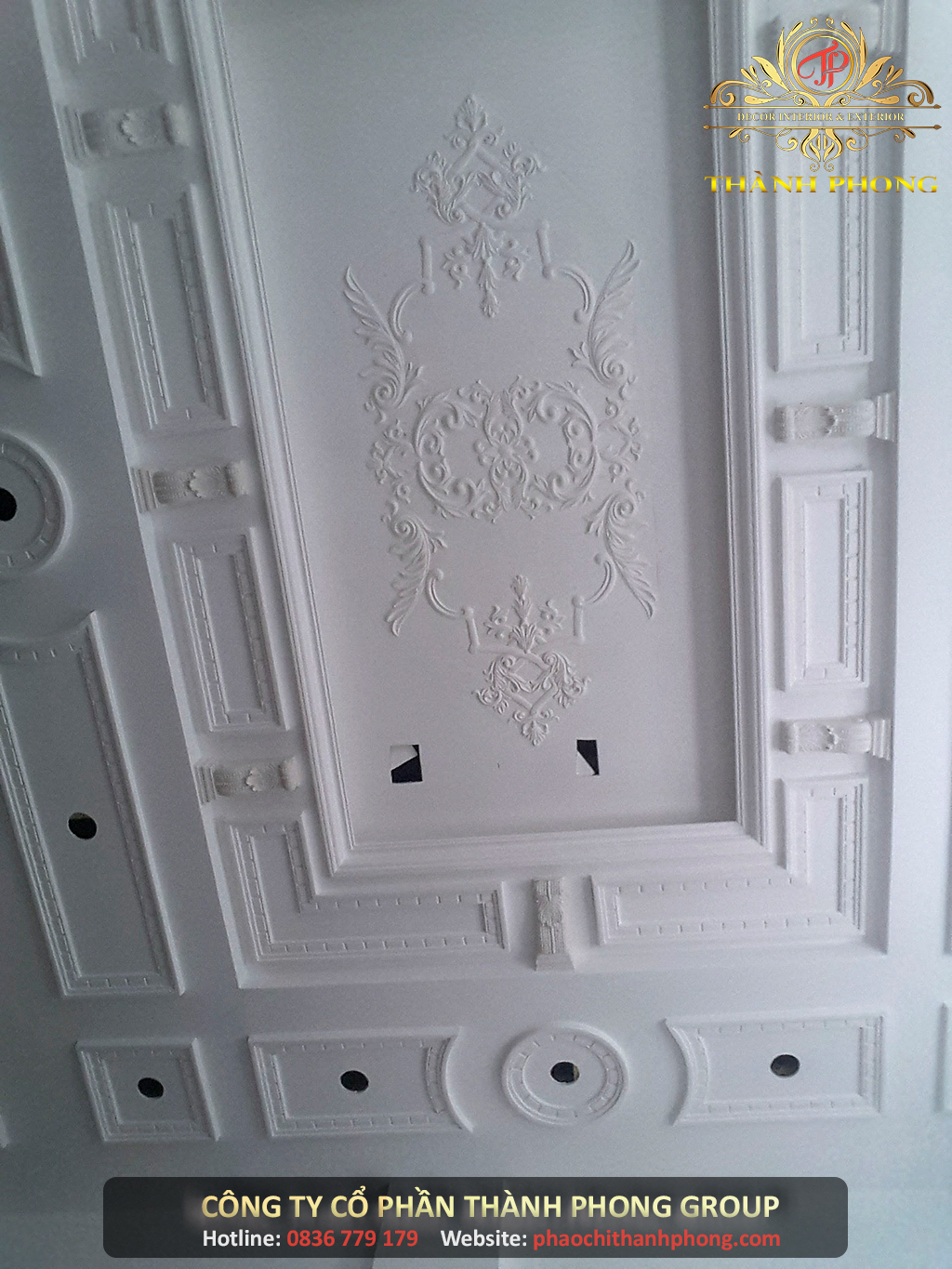 Công Trình Thạch Cao Xi Măng Biệt Thự Cổ Điển Anh Khai - Chị Hiếu 8