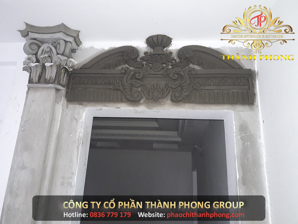 Công Trình Thạch Cao Xi Măng Biệt Thự Cổ Điển Anh Khai - Chị Hiếu 5