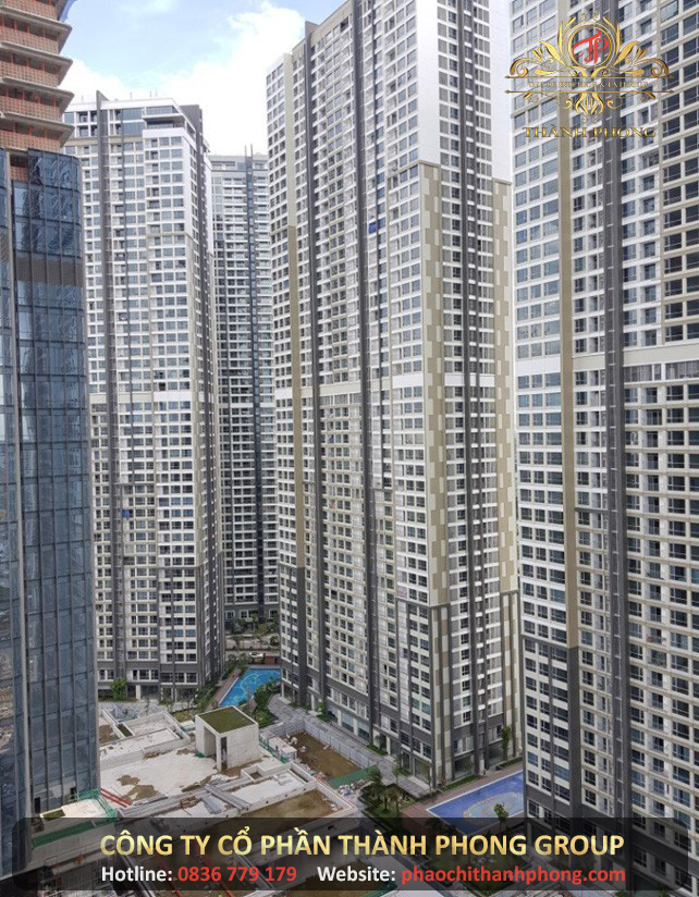 Công Trình Xi Măng GFRC Vinhomes Central Park Tân Cảng 2