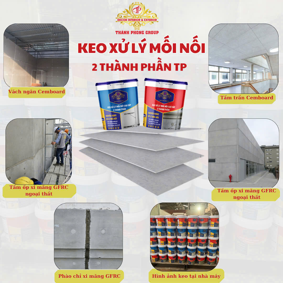 Keo xử lý mối nối cao cấp 2 thành phần Thành Phong 1