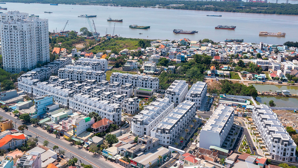 Công Trình Xi Măng GFRC Amelie Villa - Nhà Phố Hồng Thịnh Phú Mỹ Hưng 1 khu dan cu phu hong thinh nha be 1