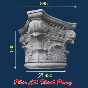 Đầu đế cột tròn bê tông TP-DCX03-B