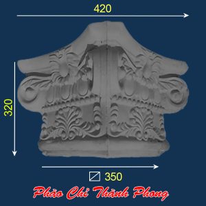 Đầu đế cột vuông bê tông TP-DCX21-B