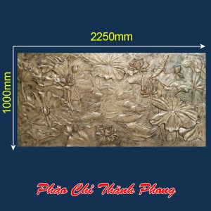 Tranh phù điêu xi măng Quần Ngư Hội Tụ TP-TRANH03 Sơn