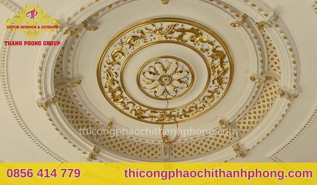 Trần thạch cao cổ điển 3