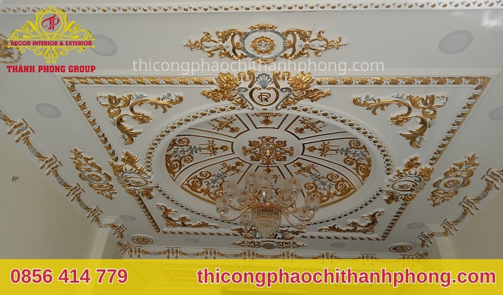 Trần thạch cao cổ điển 1