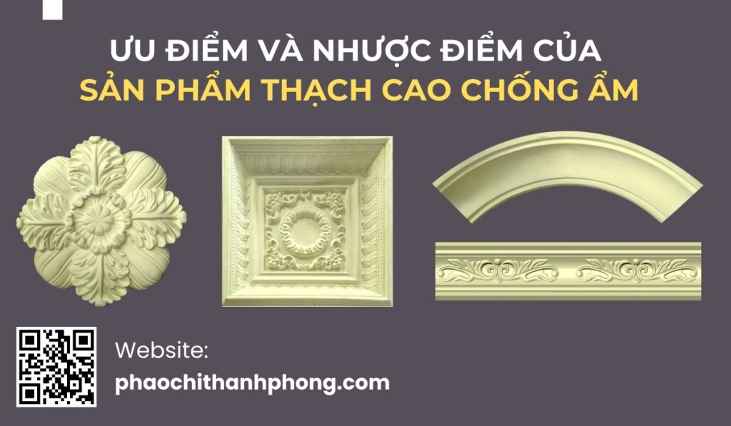 Ưu điểm và nhược điểm của Thạch Cao Chống Ẩm 1 thach cao chong am