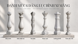 Danh mục 6 dáng lục bình xi măng